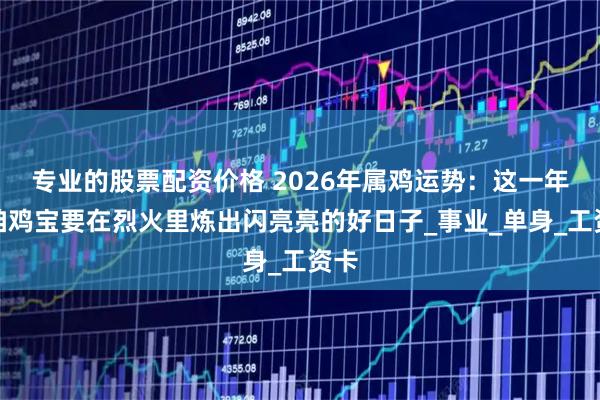 专业的股票配资价格 2026年属鸡运势：这一年，咱鸡宝要在烈火里炼出闪亮亮的好日子_事业_单身_工资卡