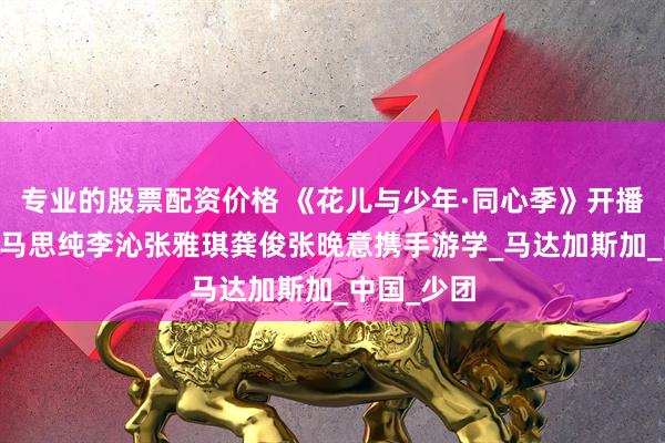 专业的股票配资价格 《花儿与少年·同心季》开播 那英陈数马思纯李沁张雅琪龚俊张晚意携手游学_马达加斯加_中国_少团